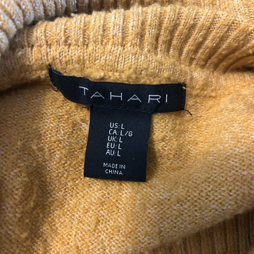 Tahari Golden Knit Sweater